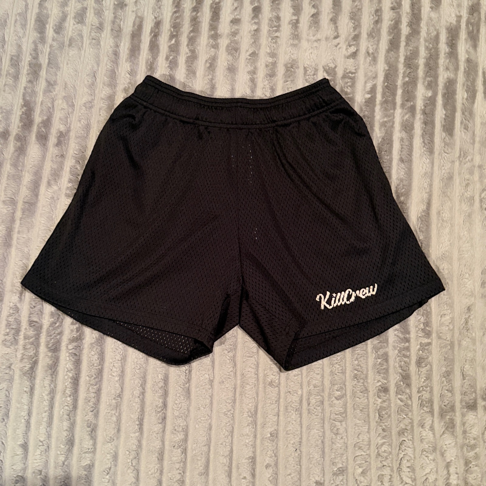 Kill Crew Mesh Athletic Gym Shorts Black Small Bodybuilding Training Workout — image 2 of 6